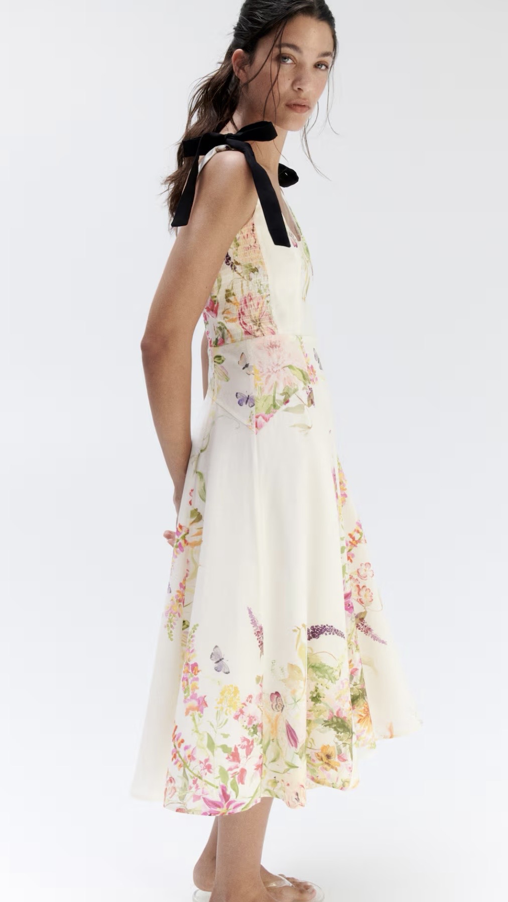 H&M — Tie-strap dress